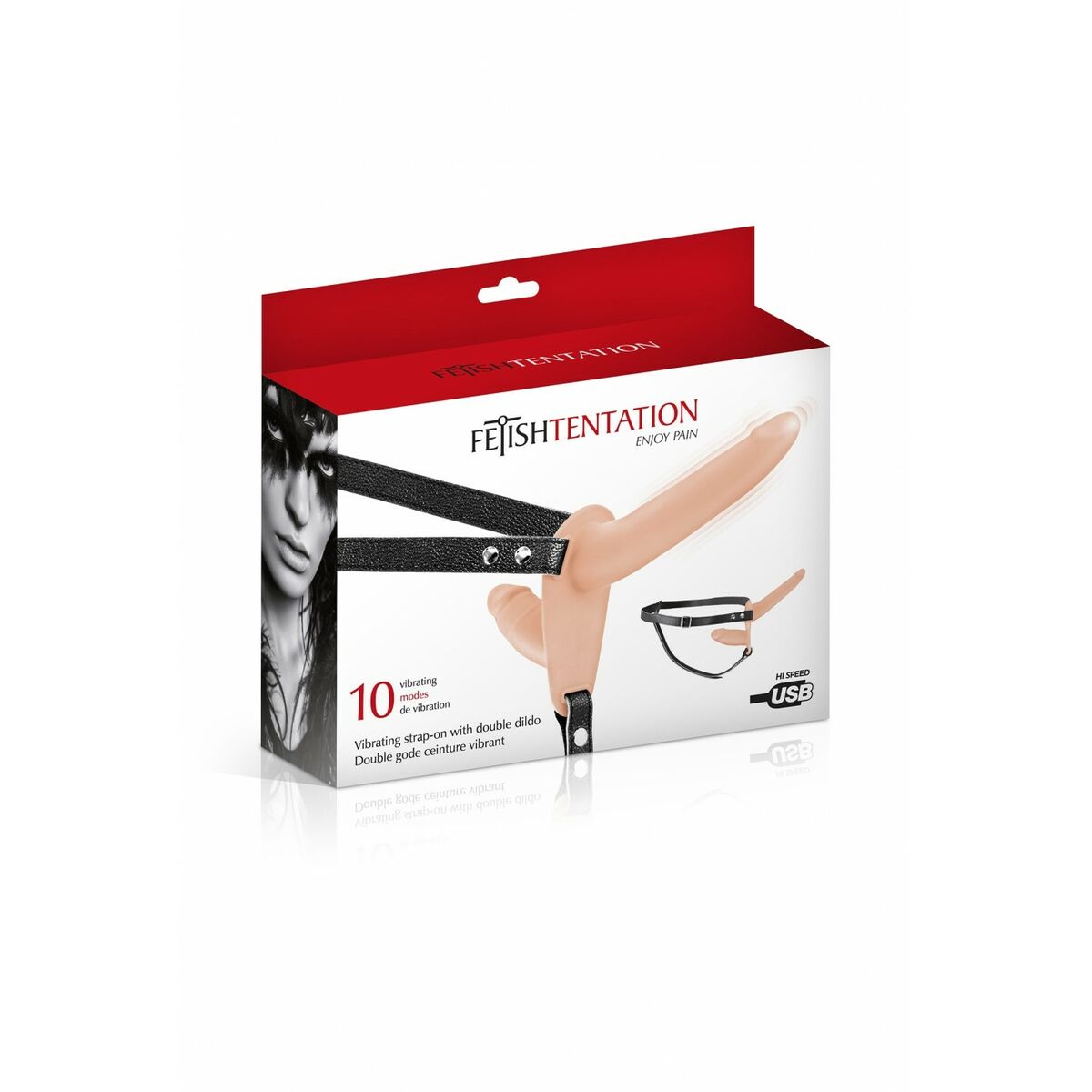 Voorbinddildo Fetish Tentation Natuurlijk 15,5 cm
